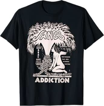 Amazon | Jane's Addiction – Addiction Tシャツ | Tシャツ